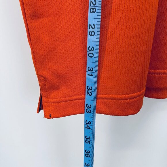 Nike Clemson Shirt Size L Men’s Tigers Team Issue On Field Polo Orange - Picture 7 of 10